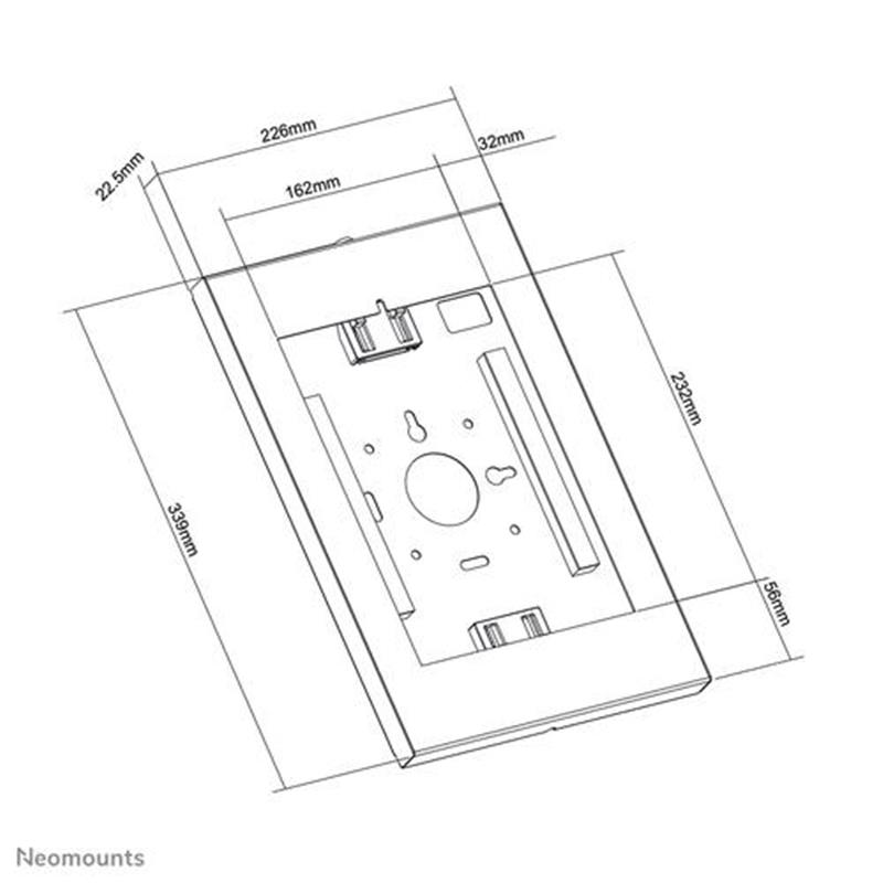 Neomounts wand tablethouder