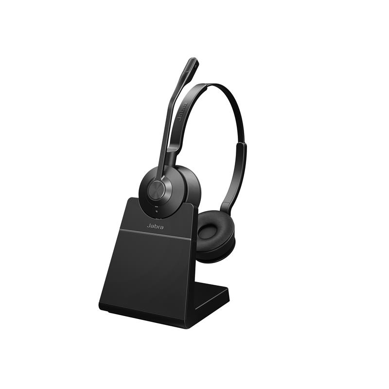 Jabra Engage 55 Headset Draadloos Hoofdband Kantoor/callcenter Bluetooth Oplaadhouder Zwart