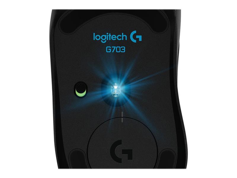 Logitech G G703 muis RF Draadloos Optisch 16000 DPI Rechtshandig