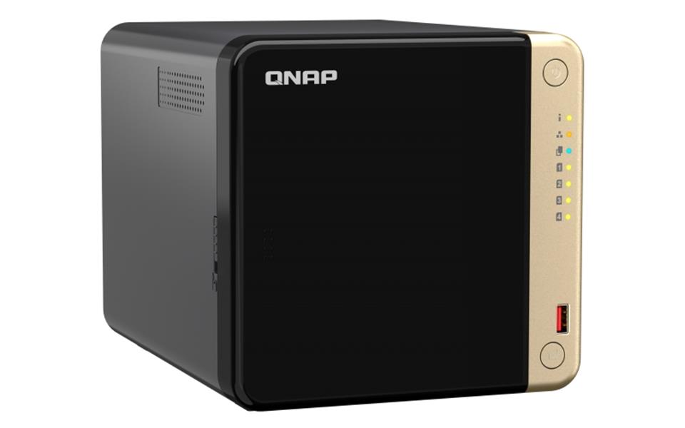 QNAP TS-464-4G data-opslag-server NAS Tower Ethernet LAN Zwart