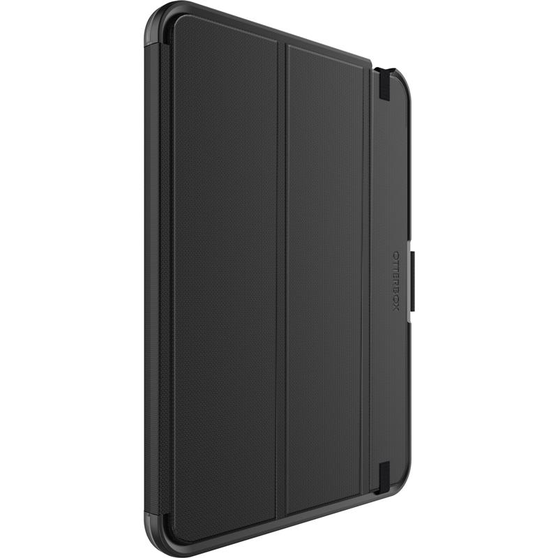 OtterBox Symmetry Folio-hoes voor iPad 10th gen, schokbestendig, valbestendig, dunne beschermende folio-hoes, getest volgens militaire standaard, Zwar