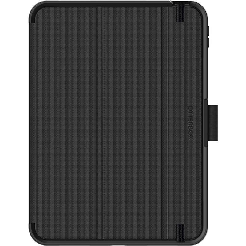 OtterBox Symmetry Folio-hoes voor iPad 10th gen, schokbestendig, valbestendig, dunne beschermende folio-hoes, getest volgens militaire standaard, Zwar