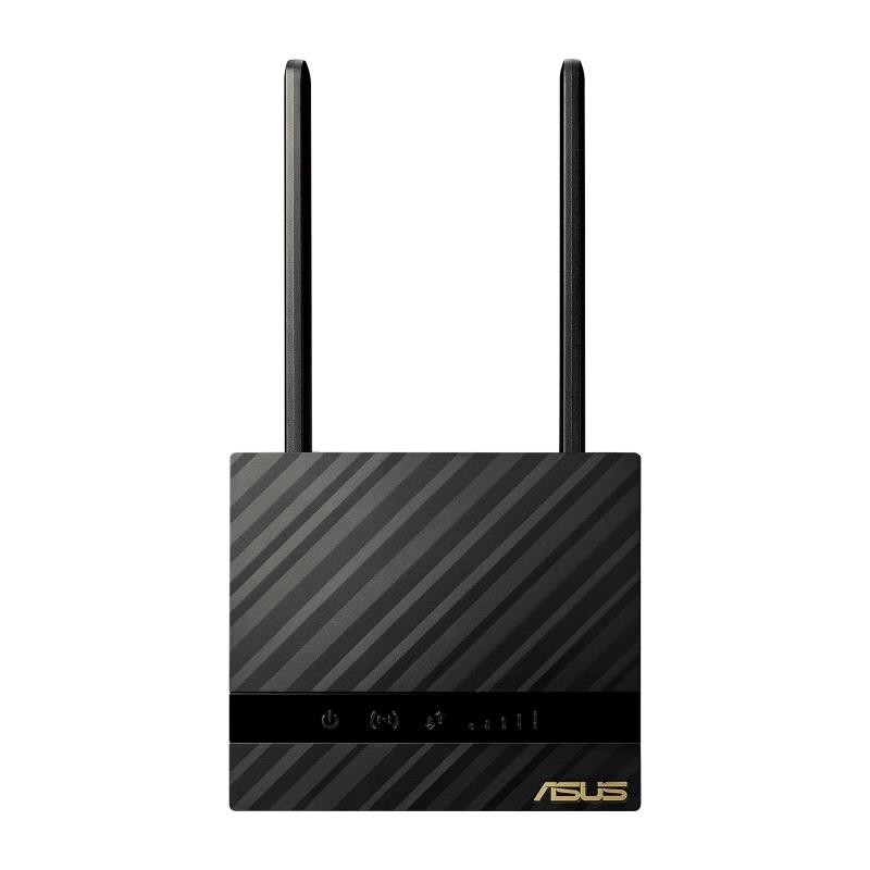 ASUS 4G-N16 draadloze router Gigabit Ethernet Single-band (2.4 GHz) Zwart