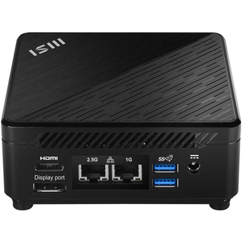 MSI Cubi 5 12M-001BEU 0.66L sized PC Zwart Intel SoC i7-1255U