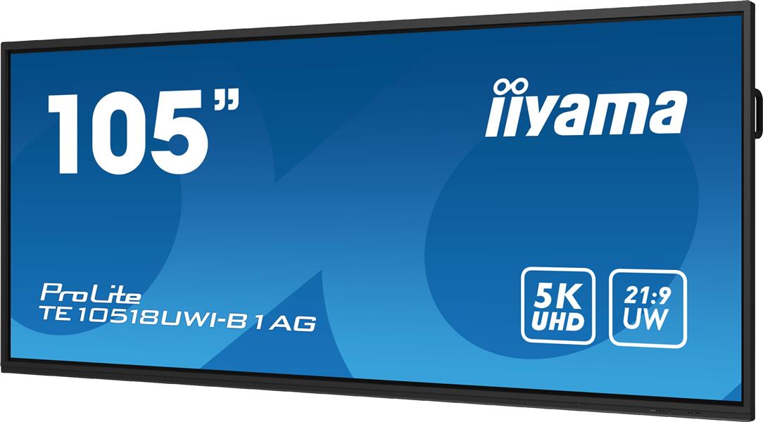 iiyama PROLITE Digitaal A-kaart 2,74 m (108"") LED Wifi 450 cd/m² 5K Ultra HD Zwart Touchscreen Type processor Android 24/7