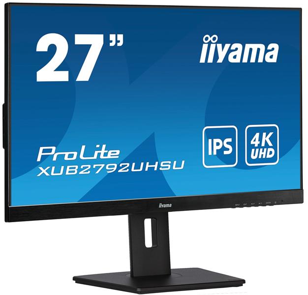 iiyama ProLite XUB2792UHSU-B5 computer monitor 68,6 cm (27"") 3840 x 2160 Pixels 4K Ultra HD LED Zwart