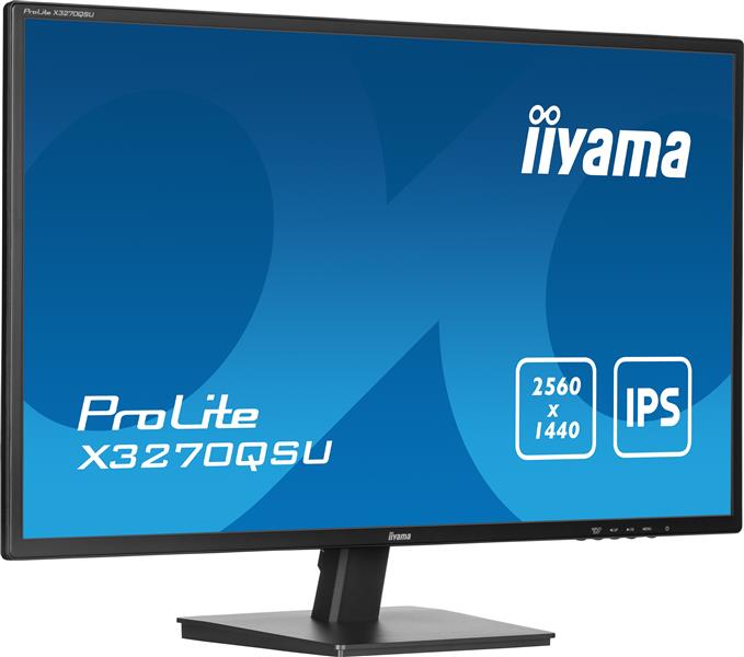 iiyama ProLite X3270QSU-B1 computer monitor 81,3 cm (32"") 2560 x 1440 Pixels Wide Quad HD LED Zwart