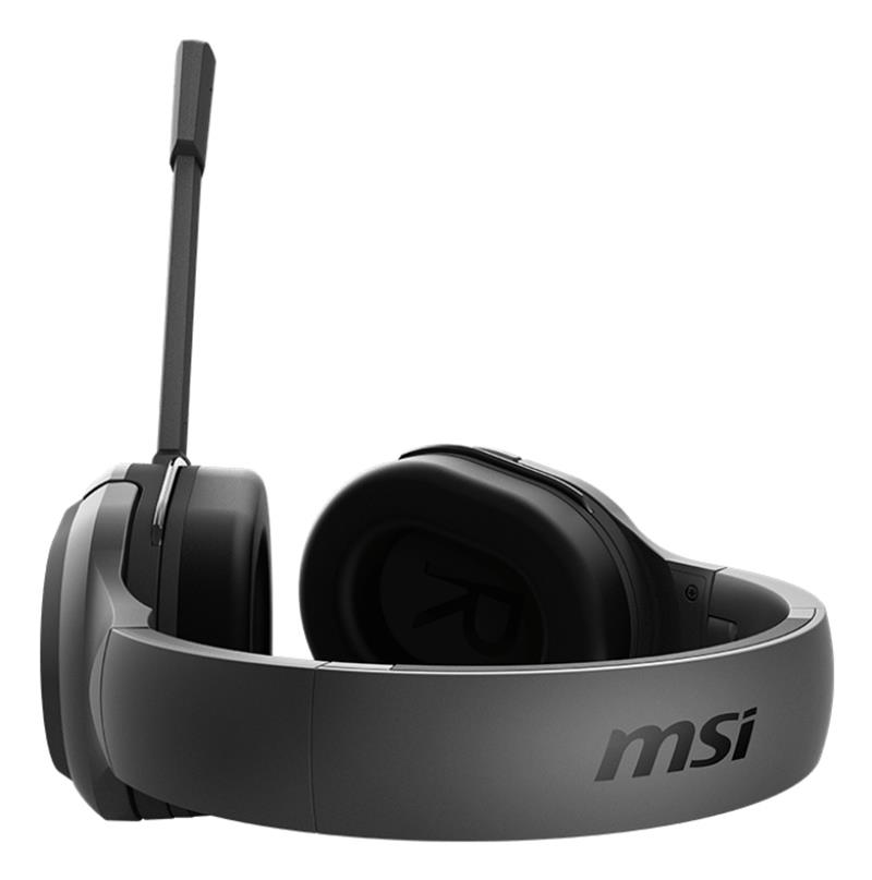 MSI Immerse GH50 Wireless Headset Bedraad en draadloos Hoofdband Gamen USB Type-A Zwart