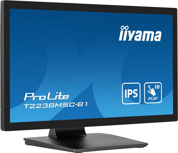 iiyama ProLite T2238MSC-B1 computer monitor 54,6 cm (21.5"") 1920 x 1080 Pixels Full HD LED Touchscreen Zwart