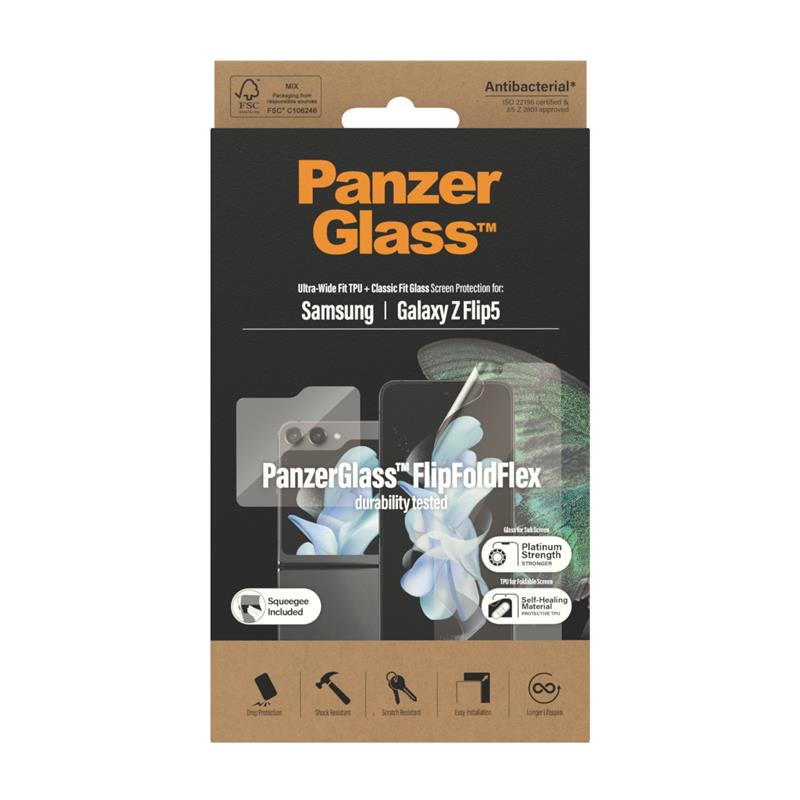 PanzerGlass Samsung Galaxy Z Flip 5 Screen Protector Doorzichtige schermbeschermer 1 stuk(s)