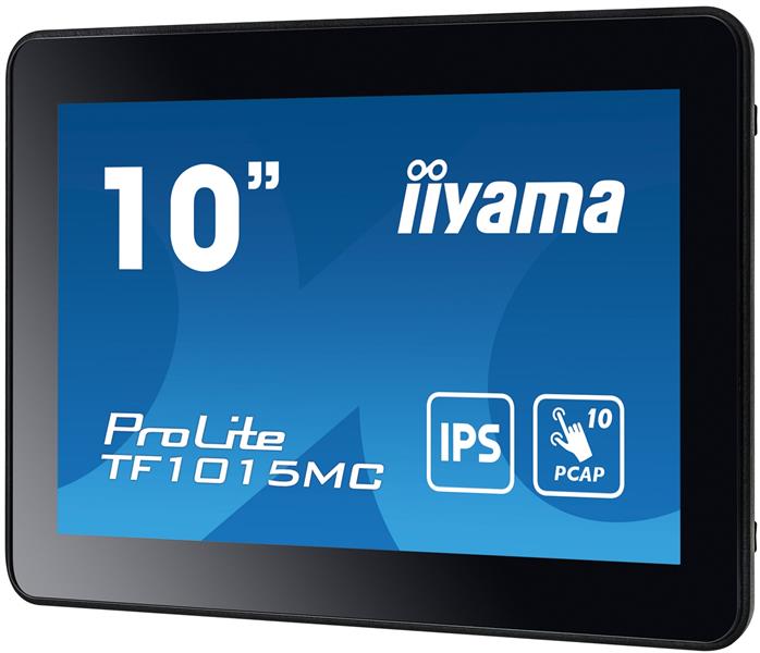 iiyama ProLite TF1015MC-B3 computer monitor 25,6 cm (10.1"") 1280 x 800 Pixels HD LED Touchscreen Zwart