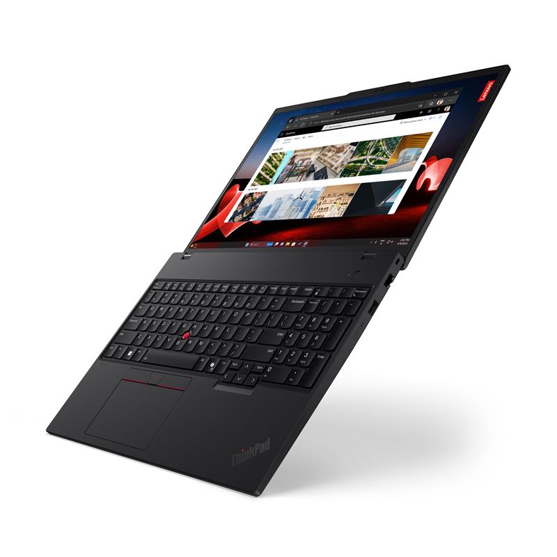 Lenovo ThinkPad T16 Intel Core Ultra 7 155U Laptop 40,6 cm (16"") 16 GB DDR5-SDRAM 512 GB SSD Wi-Fi 6E (802.11ax) Windows 11 Pro Zwart