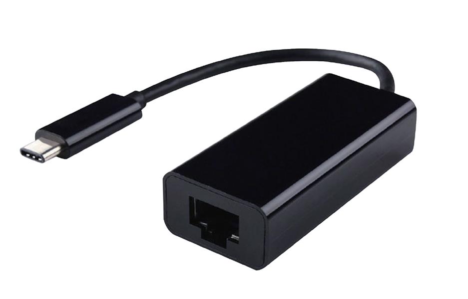 USB-C Gigabit netwerkadapter zwart
