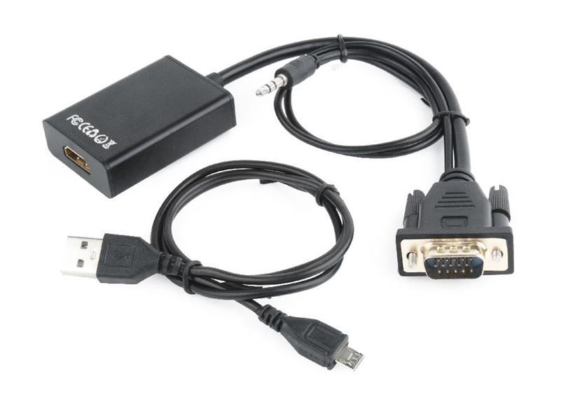 VGA naar HDMI adapterkabel met audio 0 15 m