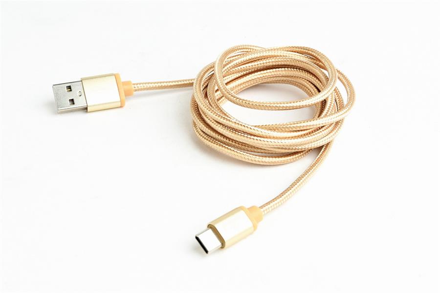 USB-C kabel goud 1 8 meter