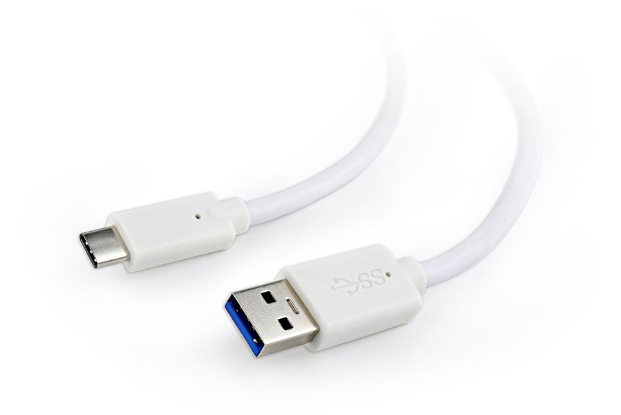 USB3 0 kabel AM-CM wit 1 meter