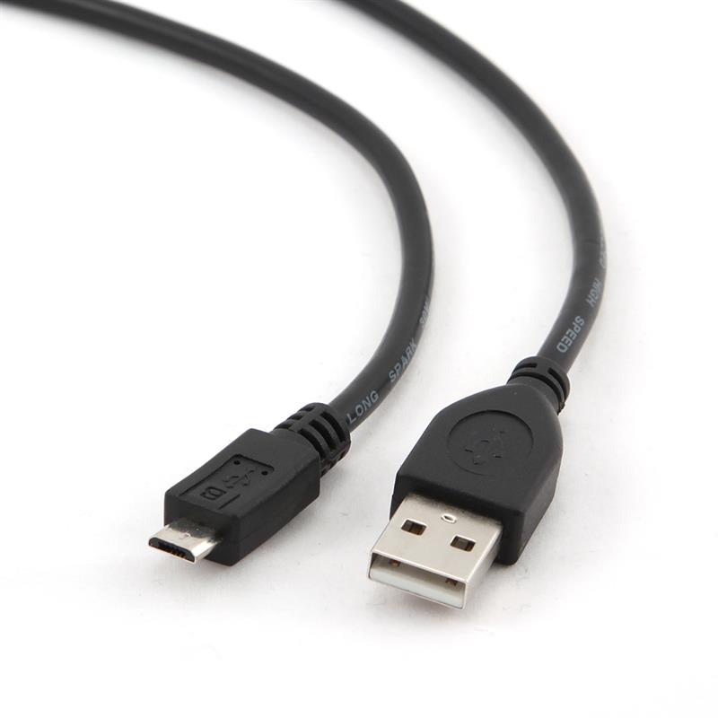 USB-kabel A MicroB 1 8 meter