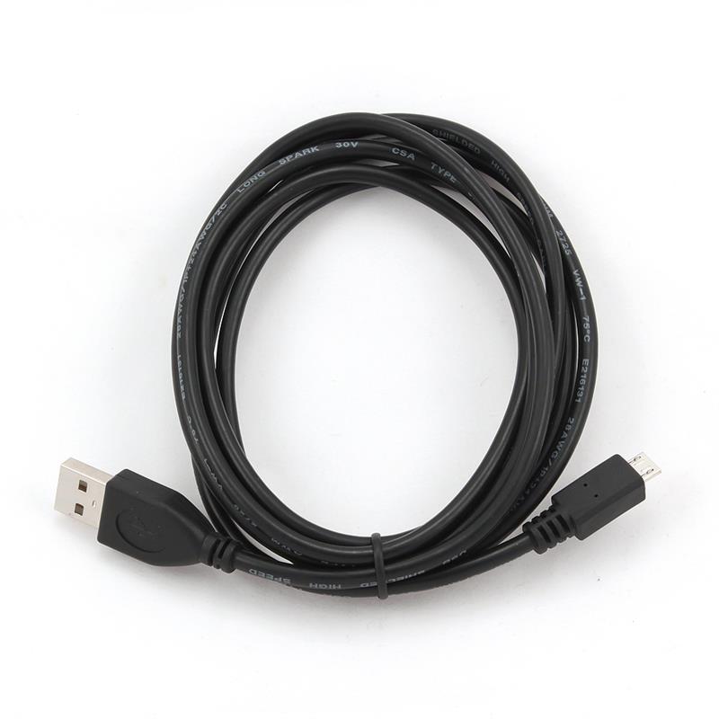 USB-kabel A MicroB 1 meter