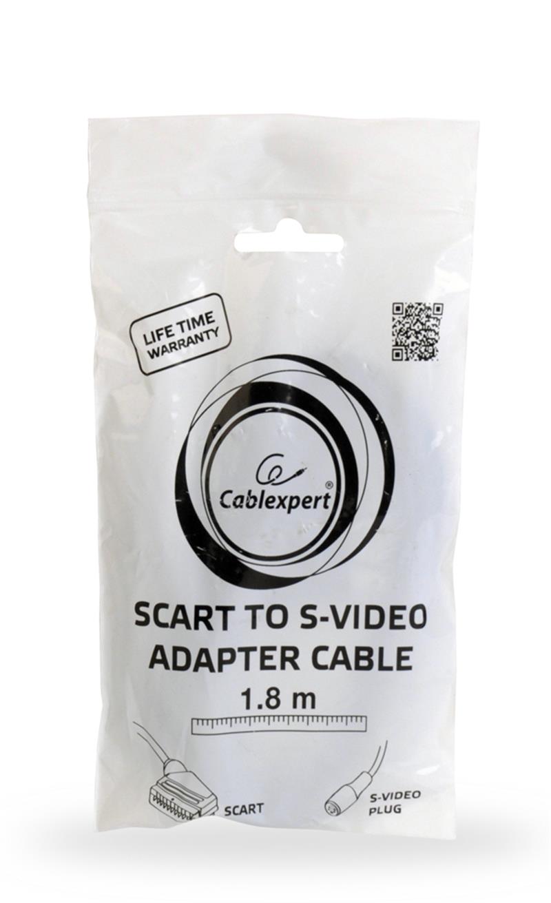 SCART naar S-Video adapterkabel 1 8 m