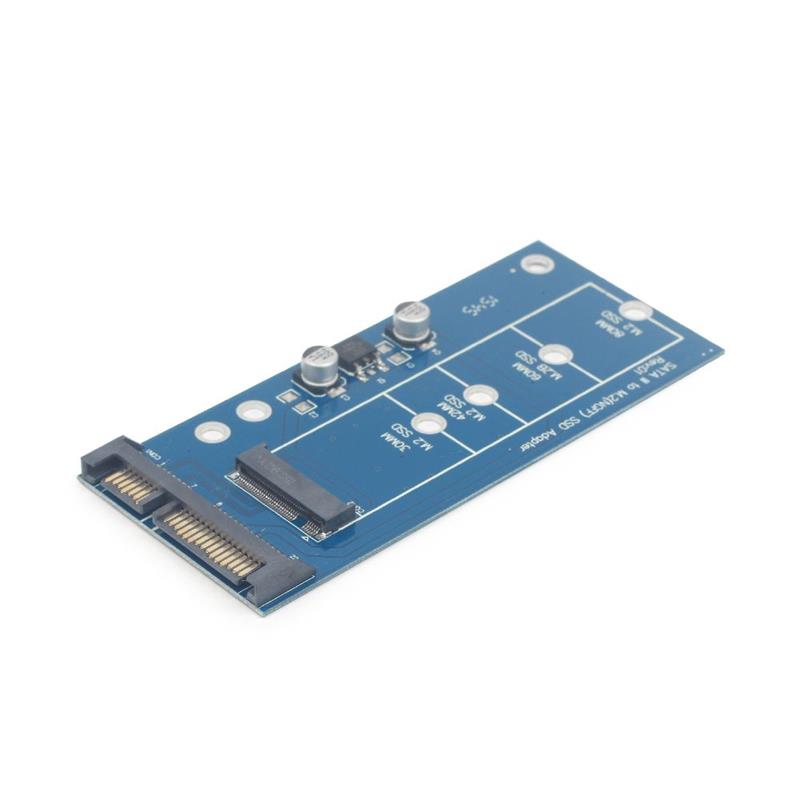 Gembird M 2 NGFF to Micro SATA 1 8 SSD adapter card Connect M2 card to Mini SATA 