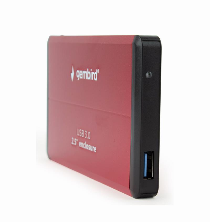 Externe HDD behuizing 2 5 SATA USB3 0 rood