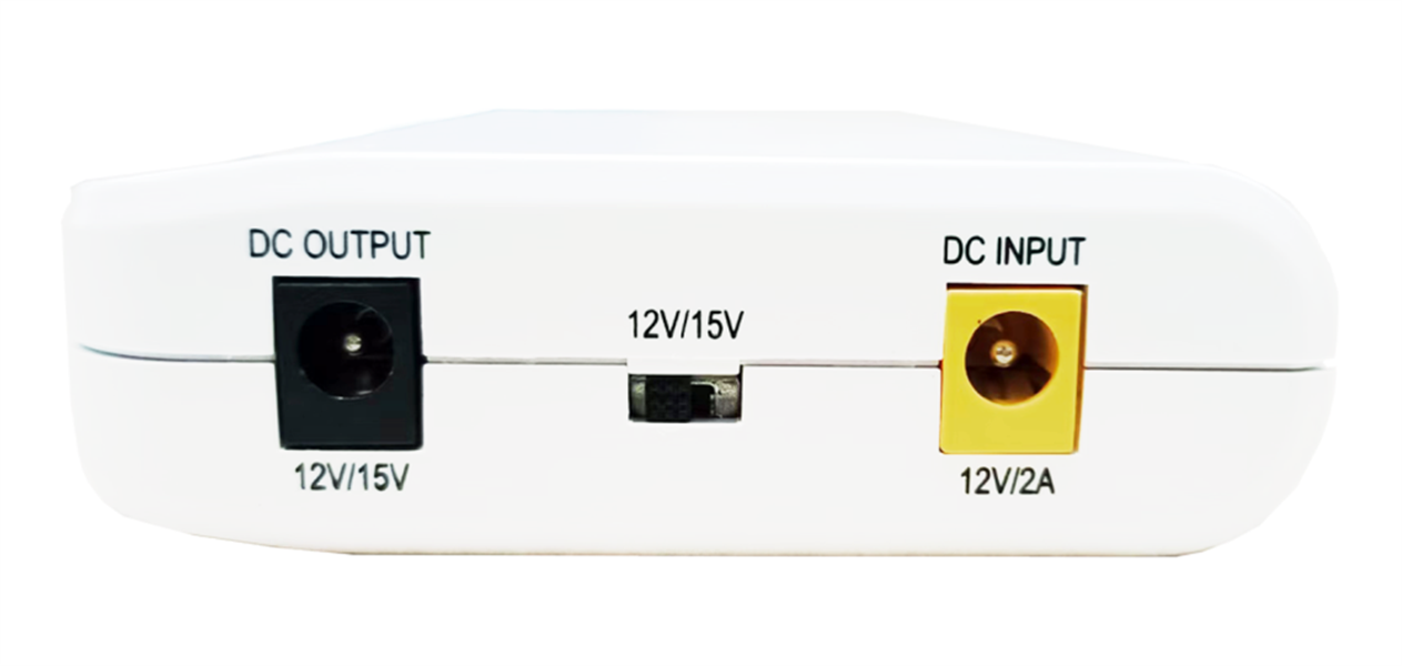 UPS for DC devices 12 or 15 V 18 W white