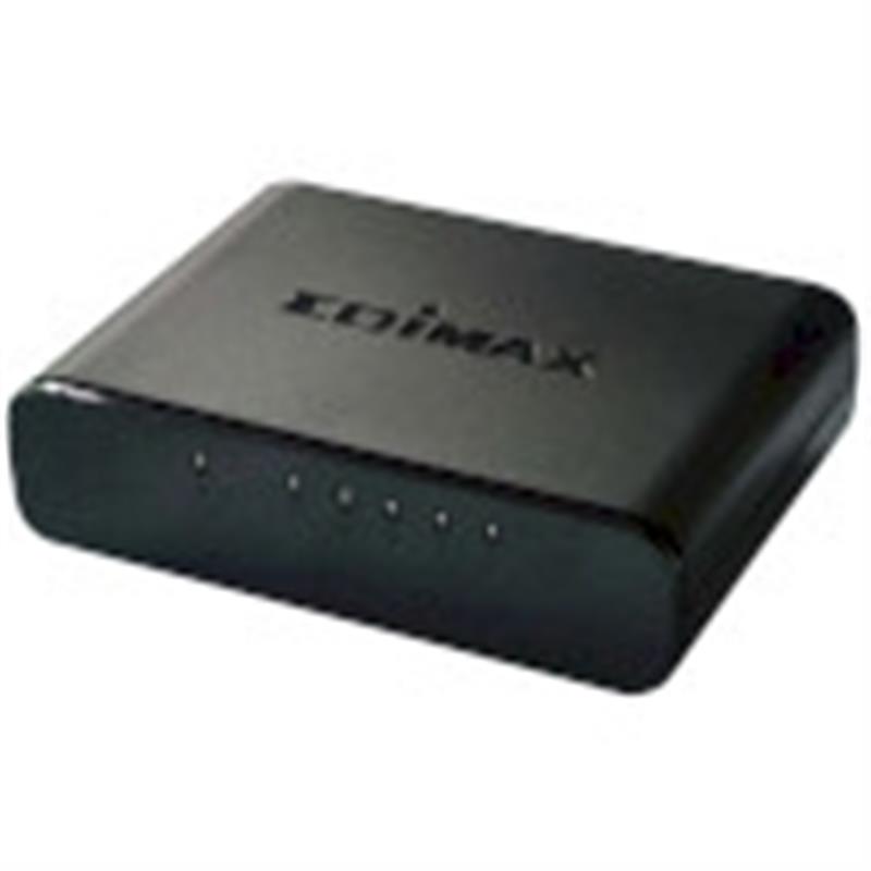 Edimax Unmanaged Fast Ethernet desktop switch 5x 10 100 mbps IEEE802 3az 8k MAC