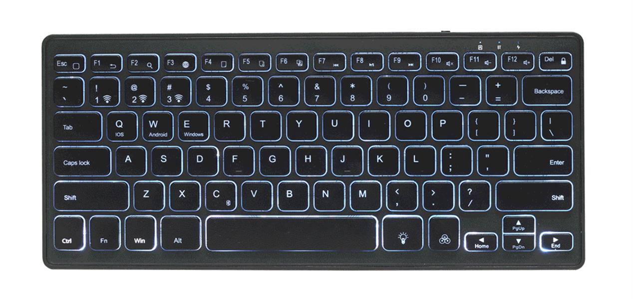 BT toetsenbord zwart DE Layout