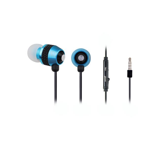 In-Ear oordopjes met microfoon Turquoise 