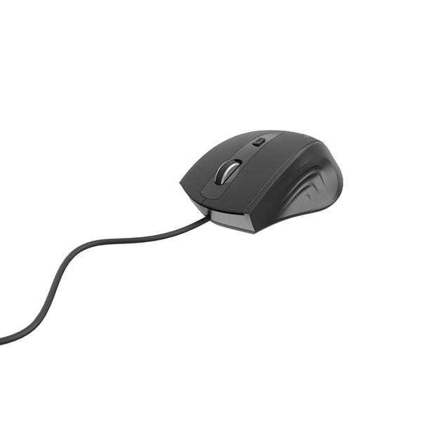 4-knops optische muis USB zwart