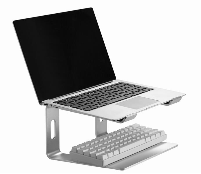 Laptopstandaard zilver