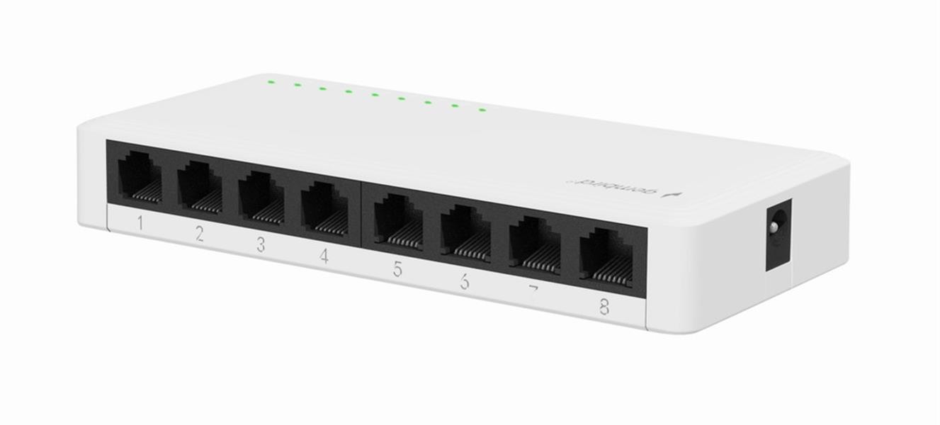 Gembird 8 ports Gigabit switch 8 x 10 100 1000 Mbps Ethernet poorten