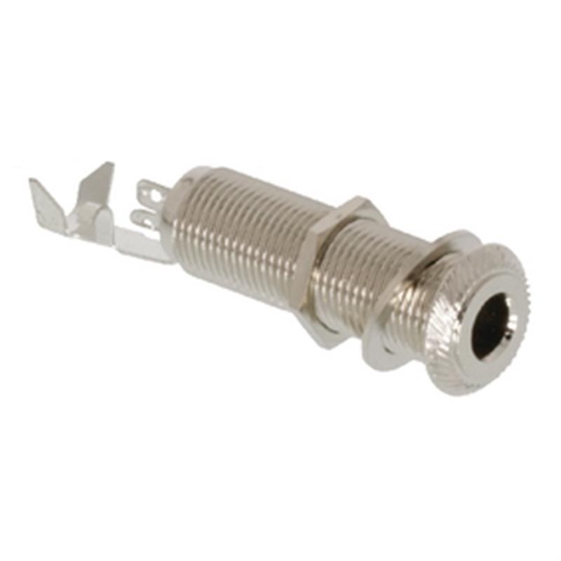 Monoconnector 6.35 mm Female Zilver