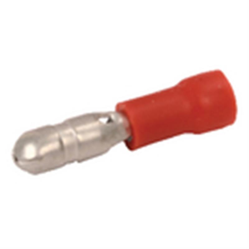 Connector Fast On 4.0 mm Male Rood