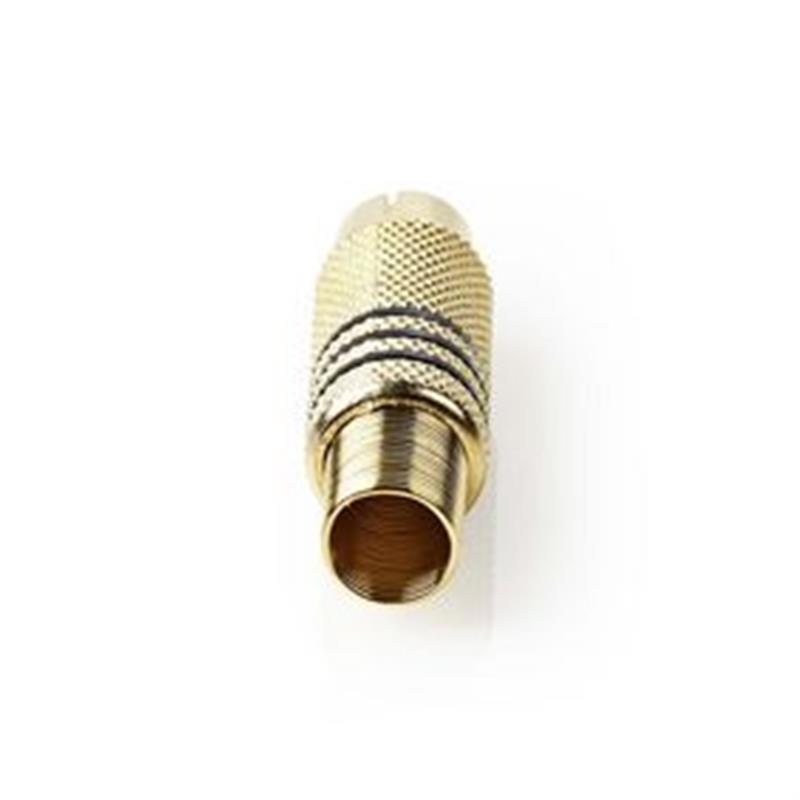 Connector RCA Male Goud/Zwart