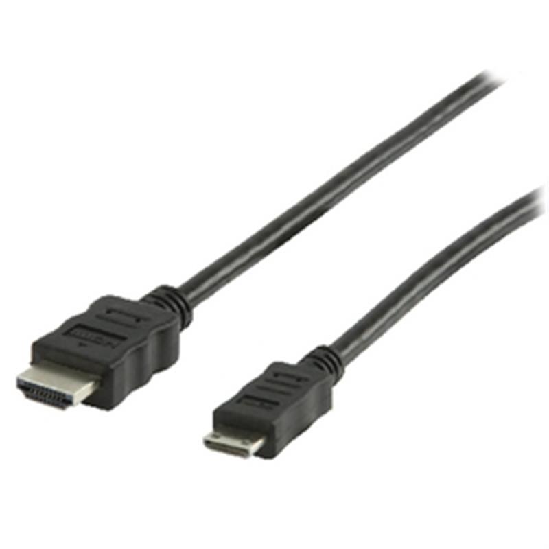 High Speed HDMI kabel met Ethernet HDMI-Connector - HDMI Mini-Connector Male 2.00 m Zwart