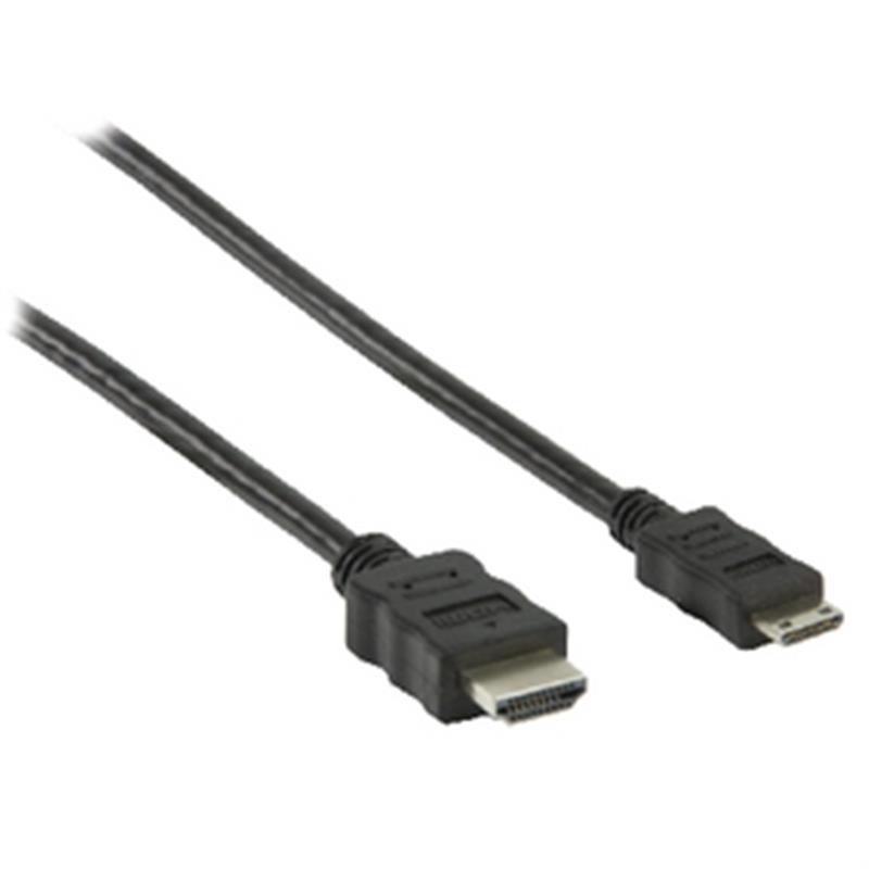 High Speed HDMI kabel met Ethernet HDMI-Connector - HDMI Mini-Connector Male 2.00 m Zwart