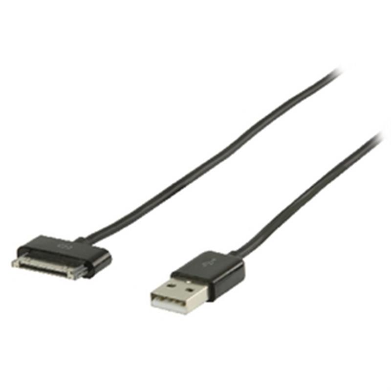 Data en Oplaadkabel Apple Dock 30-Pins - USB A Male 2.00 m Zwart