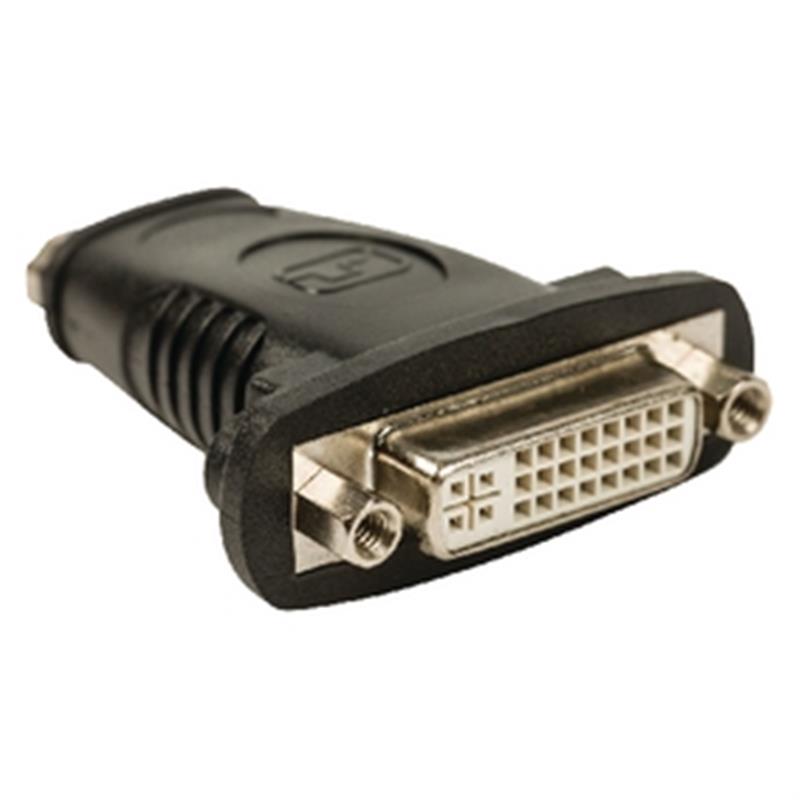 High Speed HDMI met Ethernet Adapter HDMI Female - DVI-D 24+1-Pins Female Zwart