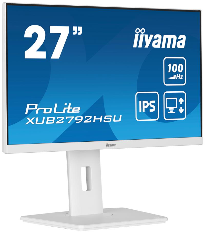iiyama ProLite XUB2792HSU-W6 LED display 68,6 cm (27"") 1920 x 1080 Pixels Full HD Wit