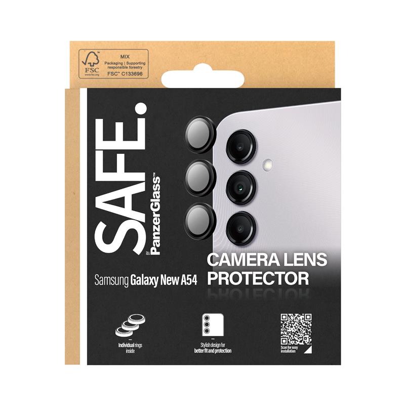 PanzerGlass SAFE. by PG Camera Protector Samsung New A54 5G Black Doorzichtige schermbeschermer 1 stuk(s)