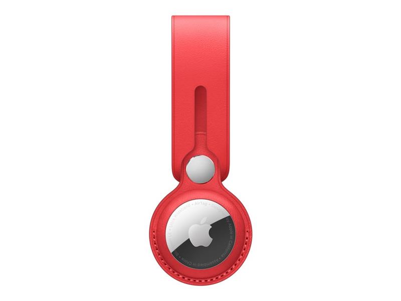  Apple Airtag Leather Loop PRODUCT Red