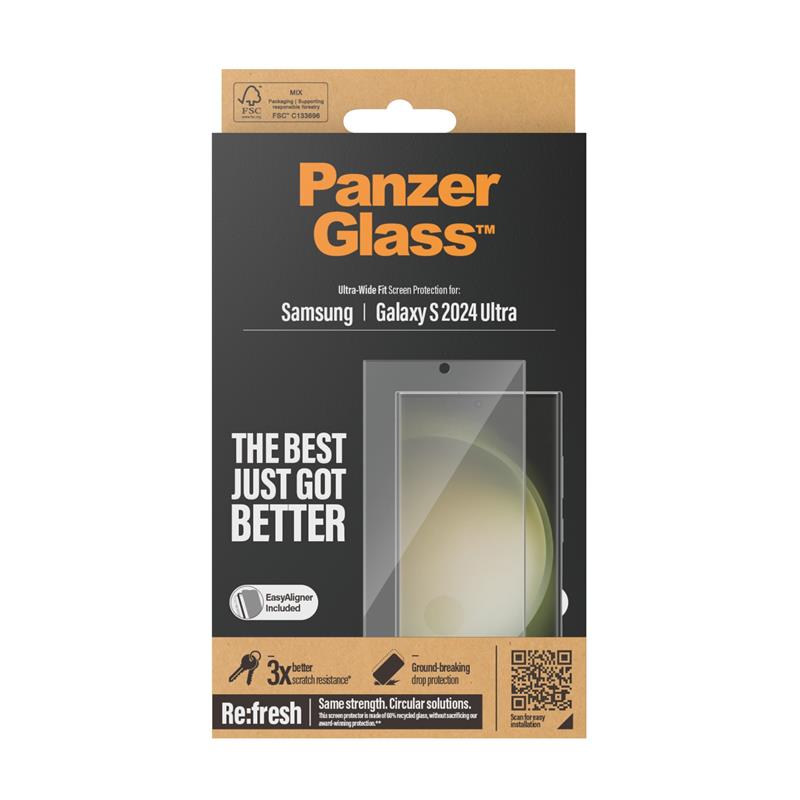 PanzerGlass Ultra Wide Fit Doorzichtige schermbeschermer Samsung 1 stuk(s)