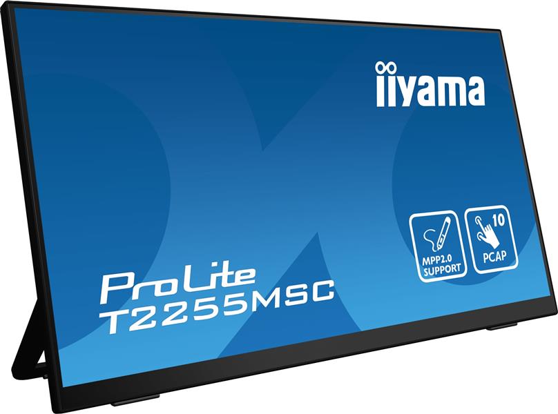 iiyama ProLite T2255MSC-B1 computer monitor 54,6 cm (21.5"") 1920 x 1080 Pixels Full HD LCD Touchscreen Zwart