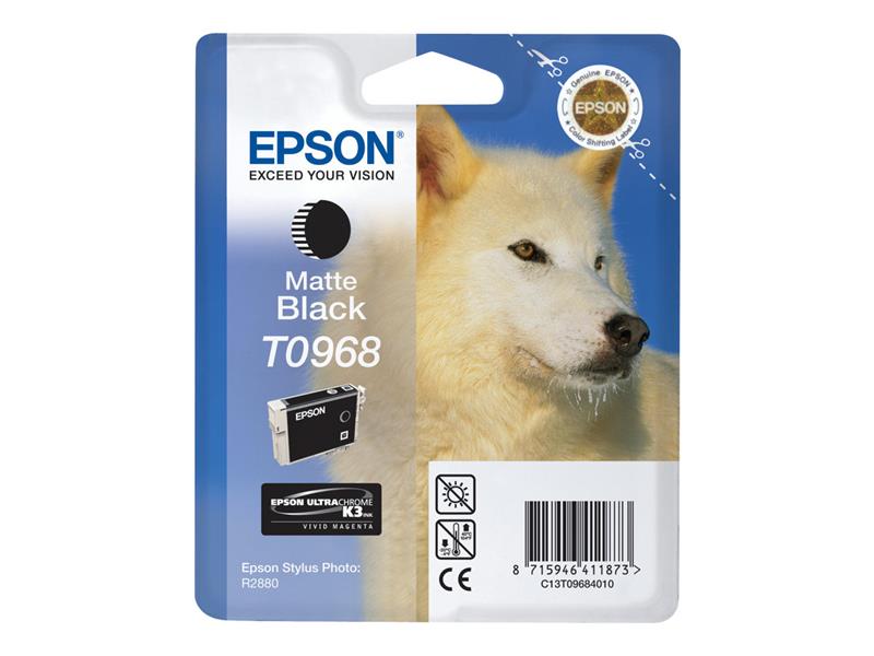 Epson Husky inktpatroon Matte Black T0968