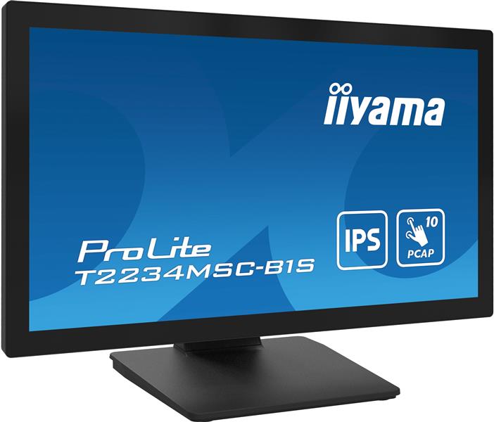 iiyama ProLite T2234MSC-B1S computer monitor 54,6 cm (21.5"") 1920 x 1080 Pixels Full HD Touchscreen Zwart