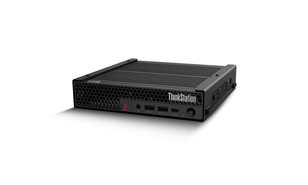 Lenovo ThinkStation P3 Intel® Core™ i7 i7-14700T 32 GB DDR5-SDRAM 1 TB SSD NVIDIA Quadro T1000 Windows 11 Pro Mini PC Zwart