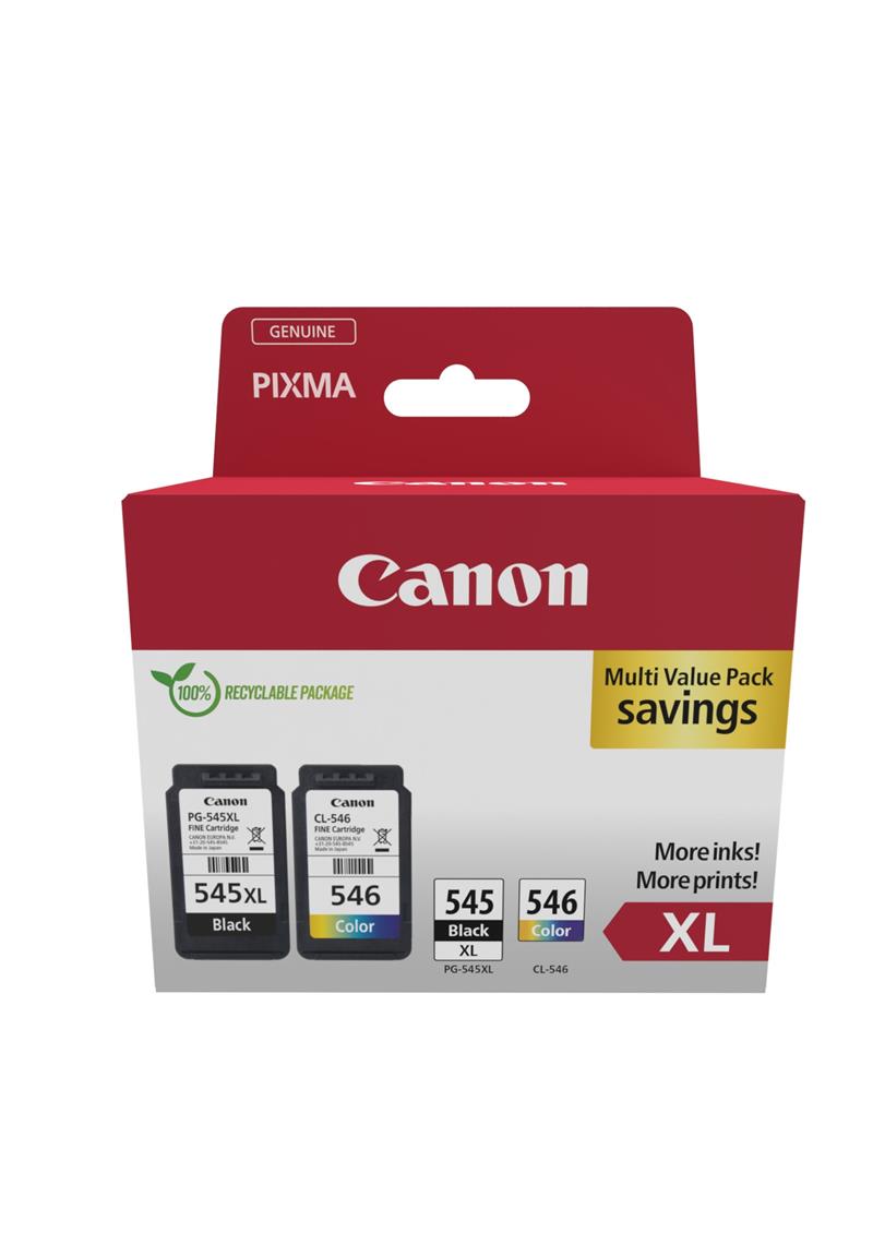 Canon 8286B012 inktcartridge 2 stuk(s) Origineel Hoog (XL) rendement Zwart, Cyaan, Magenta, Geel