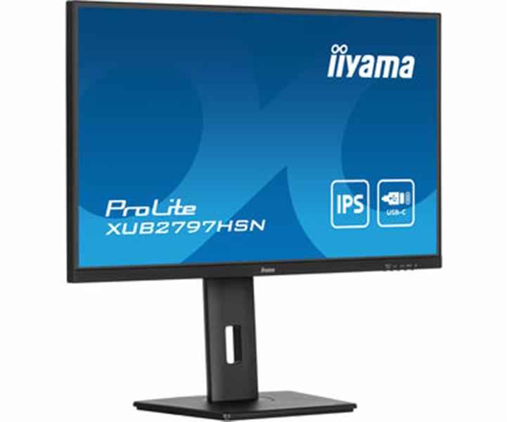 iiyama ProLite XUB2797QSU-B1 computer monitor 61 cm (24"") 2560 x 1440 Pixels Wide Quad HD LED Zwart