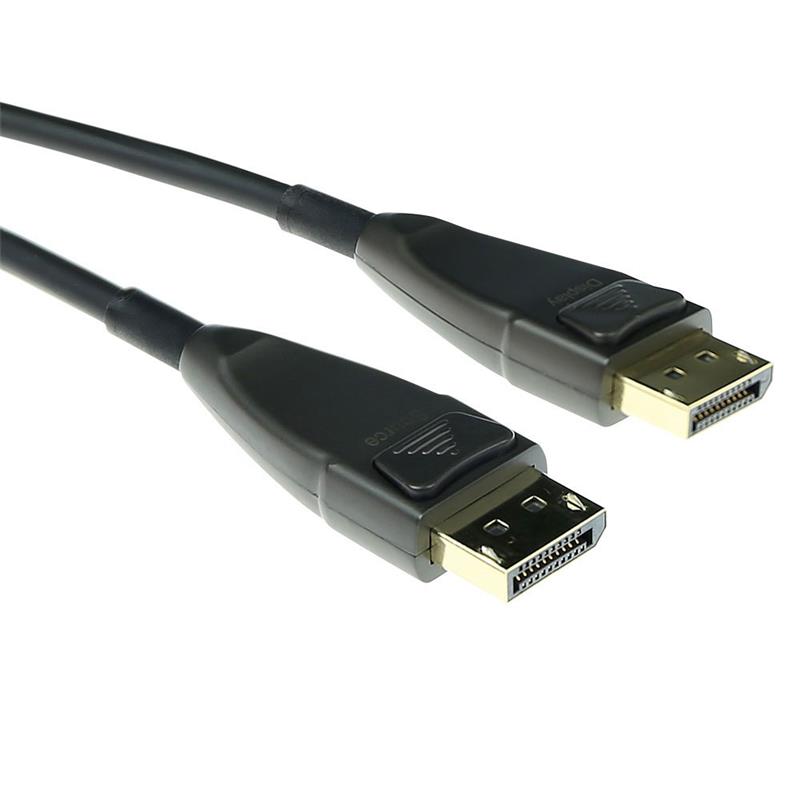 ACT AK4032 DisplayPort kabel 20 m Zwart